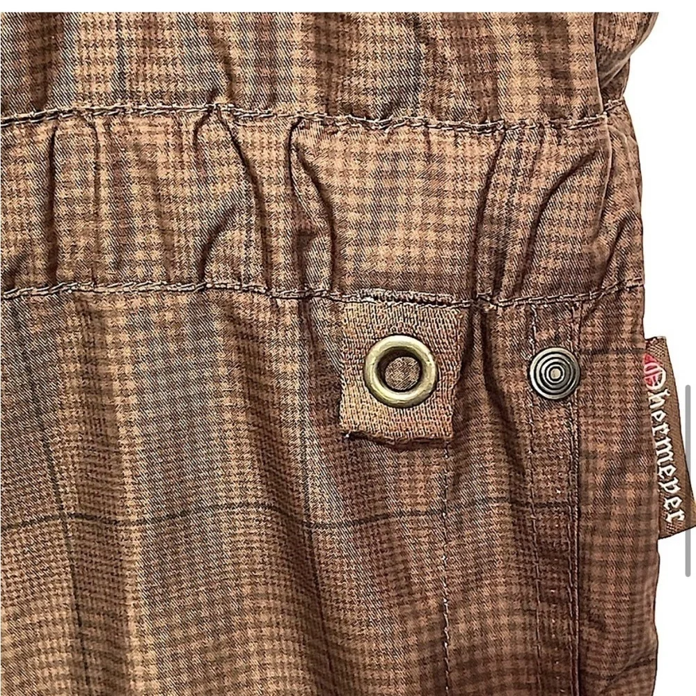 Obermeyer Boy’s Brown I Grow Bib Ski Pants Sz 5